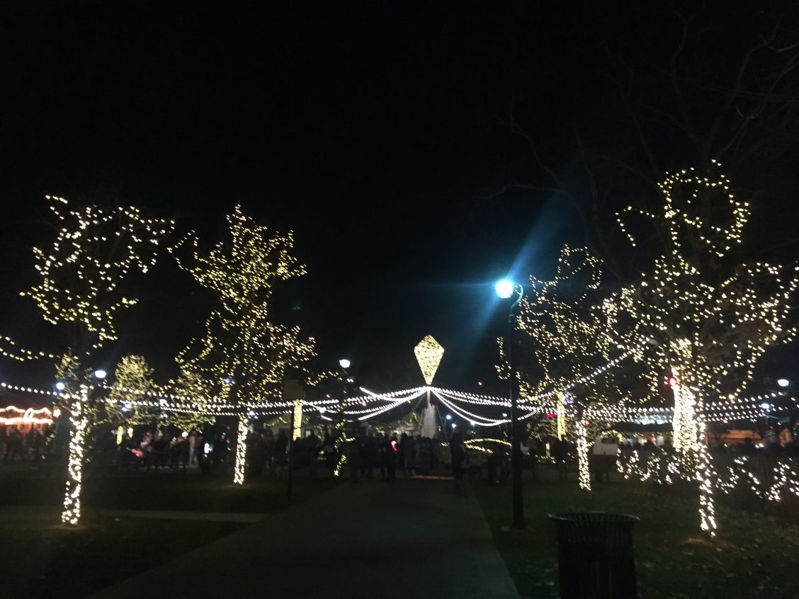 Franklin Square Holiday Lights philly lover